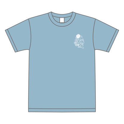 Tシャツ　パープル/セメントブルー（L/XL）