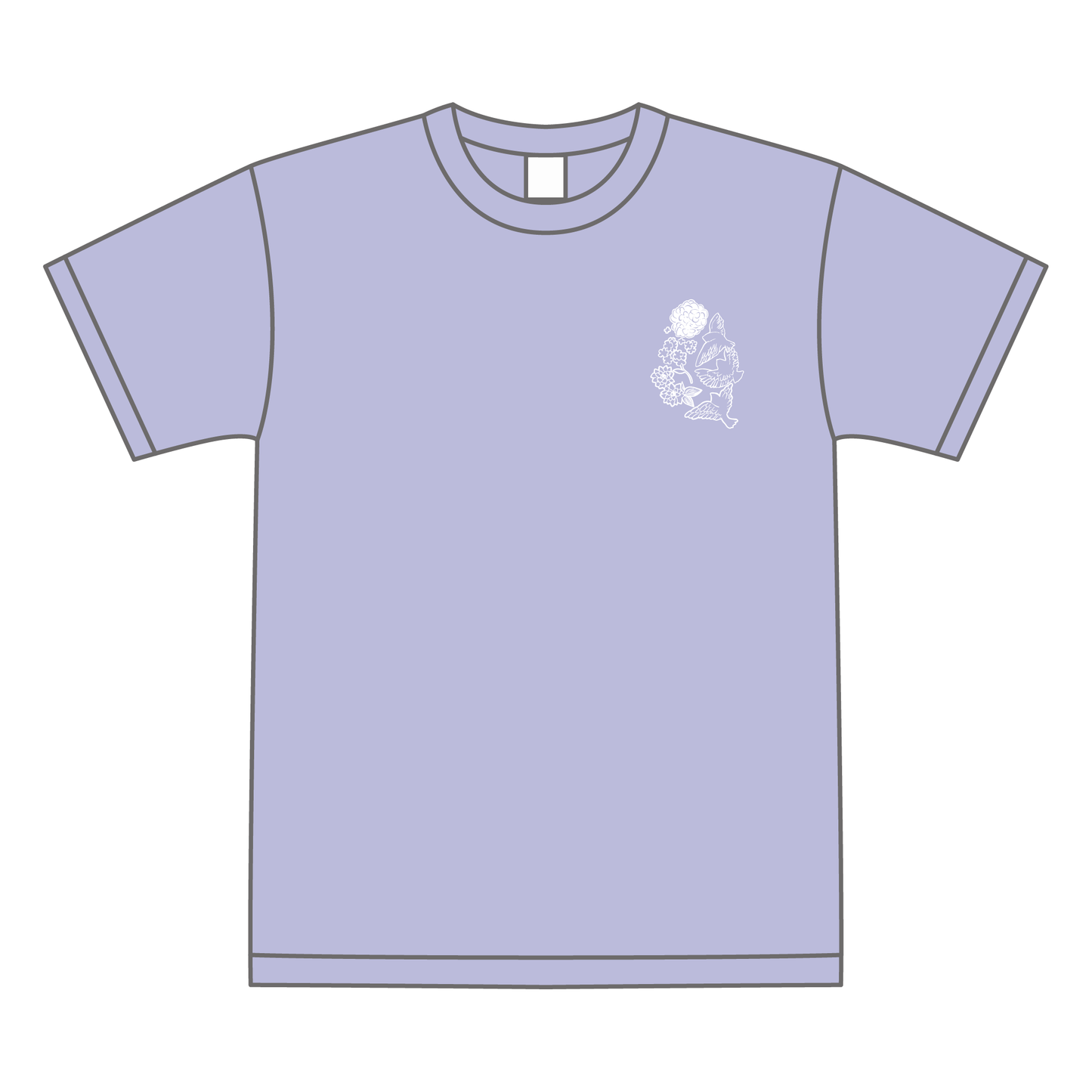 Tシャツ　パープル/セメントブルー（L/XL）