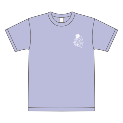 Tシャツ　パープル/セメントブルー（L/XL）